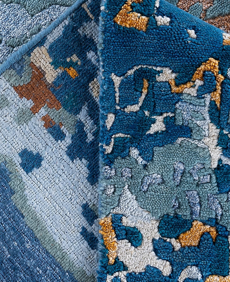 Adorn Hand Woven Rugs Indian Ooak M7682 9'2''x12'1'' Area Rug
