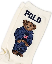 Polo Ralph Lauren Women's Americana Polo Bear Crew Socks