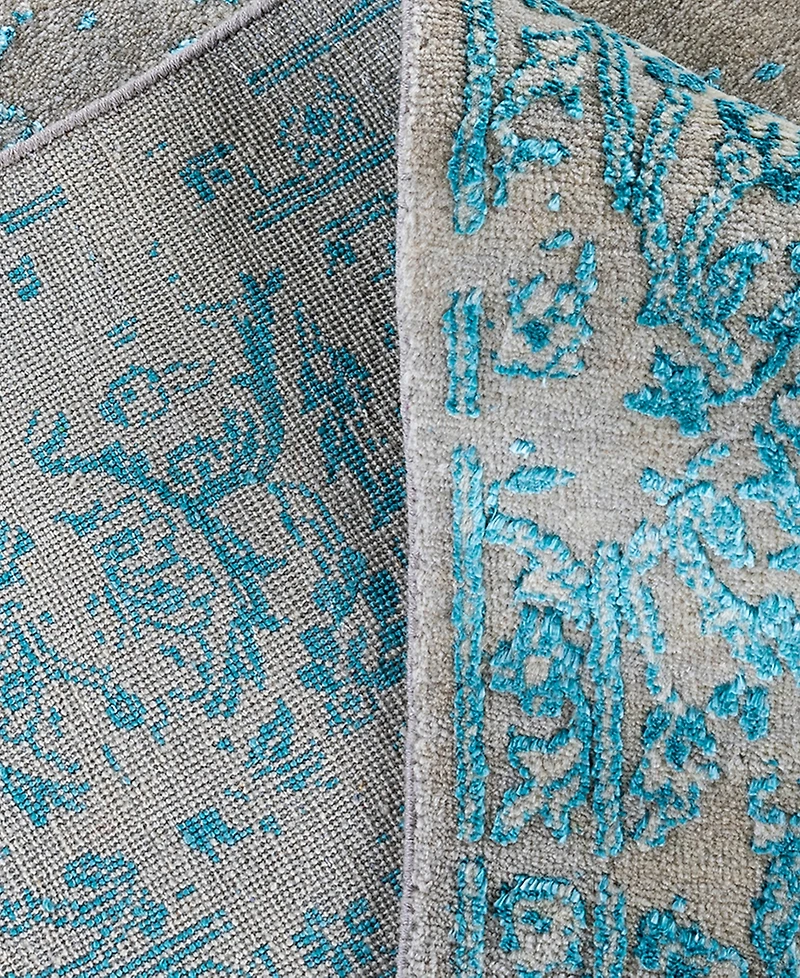 Adorn Hand Woven Rugs Indian Ooak M6921 7'10''x10'1'' Area Rug