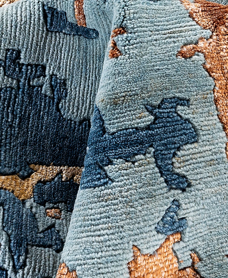 Adorn Hand Woven Rugs Indian Ooak M7124 8'1''x10'2'' Area Rug