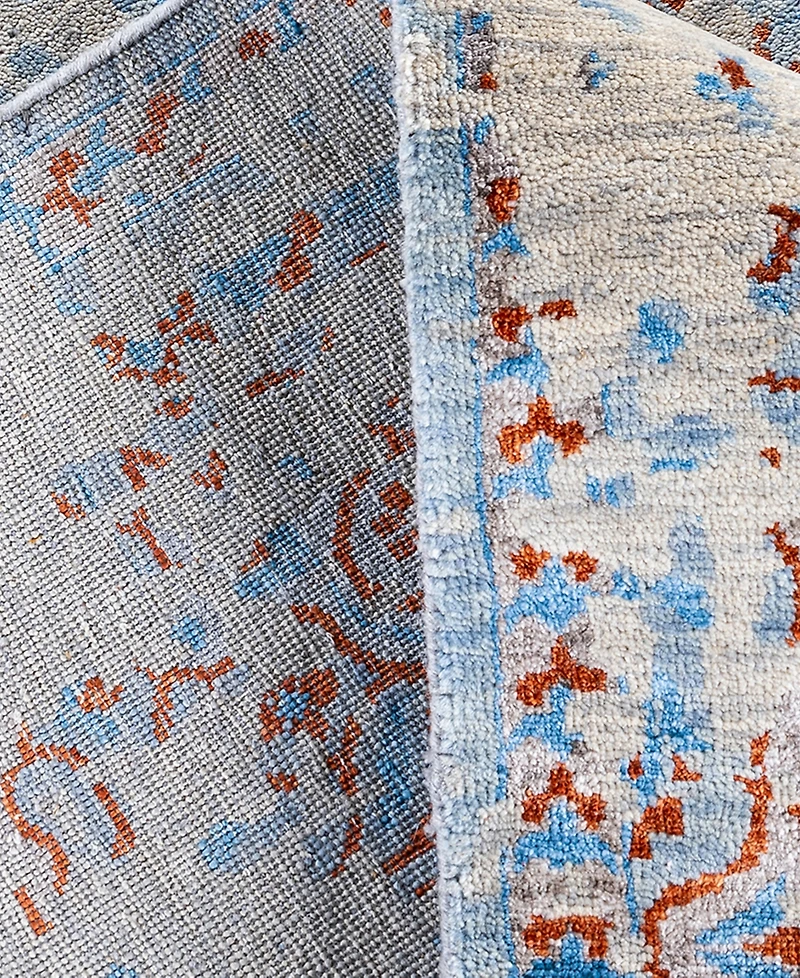 Adorn Hand Woven Rugs Indian Ooak M7227 8'1''x9'9'' Area Rug