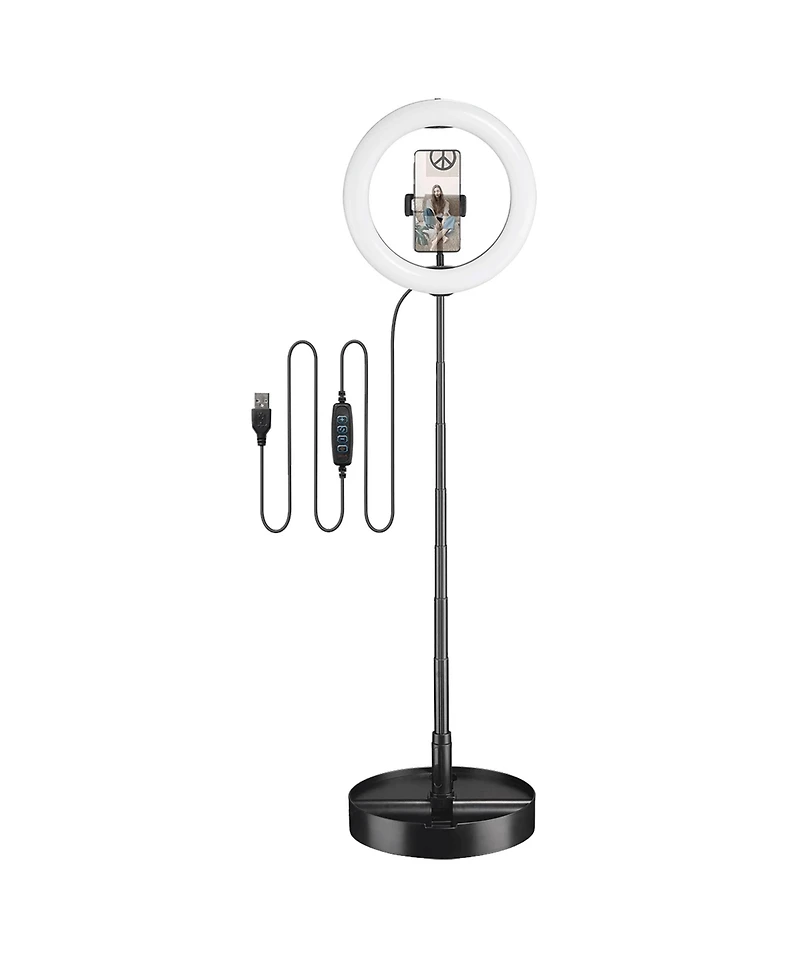 2 Pack 10" Folded Selfie Led Ring Light Portable Dimmable for Makeup YouTube