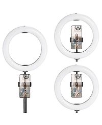 2 Pack 10" Folded Selfie Led Ring Light Portable Dimmable for Makeup YouTube