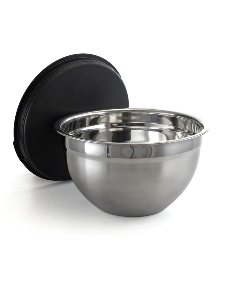 MegaChef 5 Piece Multipurpose Stackable Mixing Bowl Set with Lids