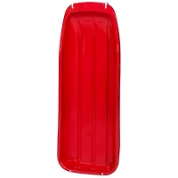 Best Choice Products 48in Kids Outdoor Plastic Sport Toboggan Winter Snow Sled Board Toy w/ Pull Rope