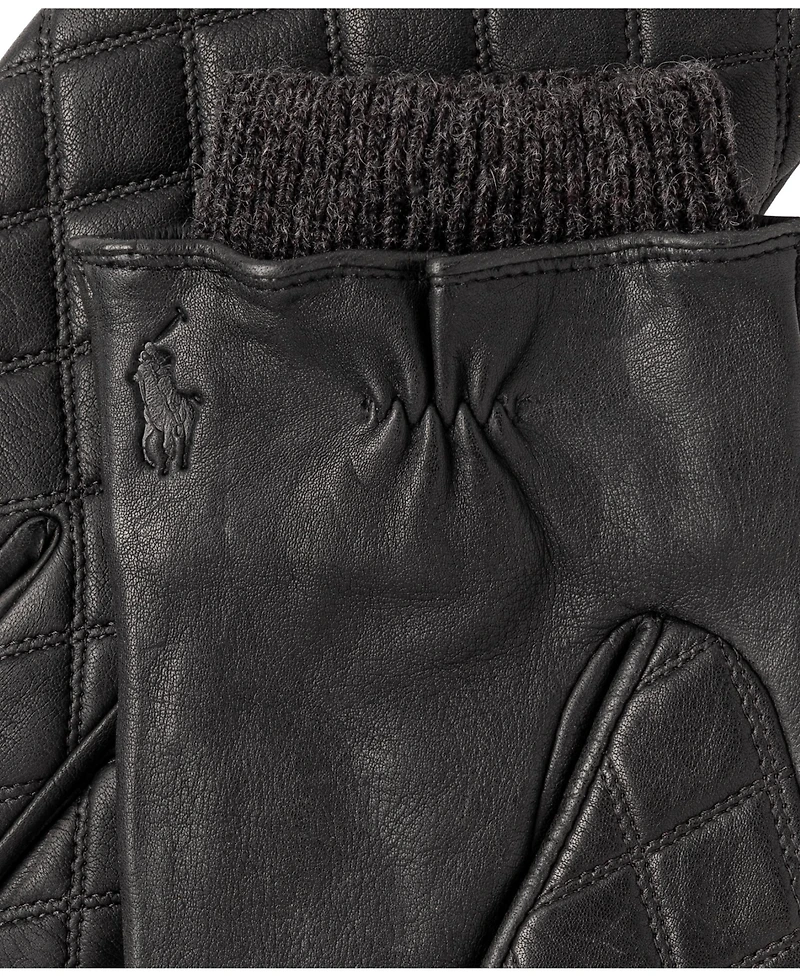 Polo Ralph Lauren Men's Quilted Leather Glove