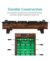 Best Choice Products 40in Tabletop Foosball Table, Arcade Table Soccer for Home, Game Room w/ 2 Balls