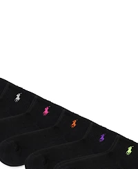 Polo Ralph Lauren Women's 6-Pk. Cushion Quarter Socks