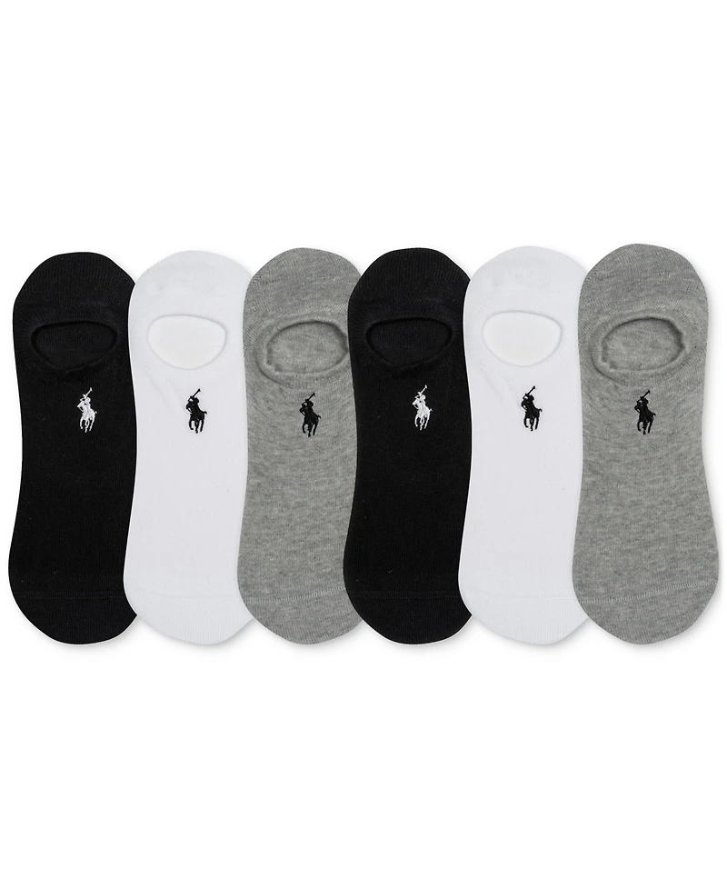Polo Ralph Lauren Women's 6-Pk. No-Show Liner Socks
