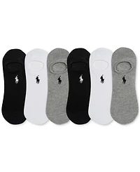 Polo Ralph Lauren Women's 6-Pk. No-Show Liner Socks