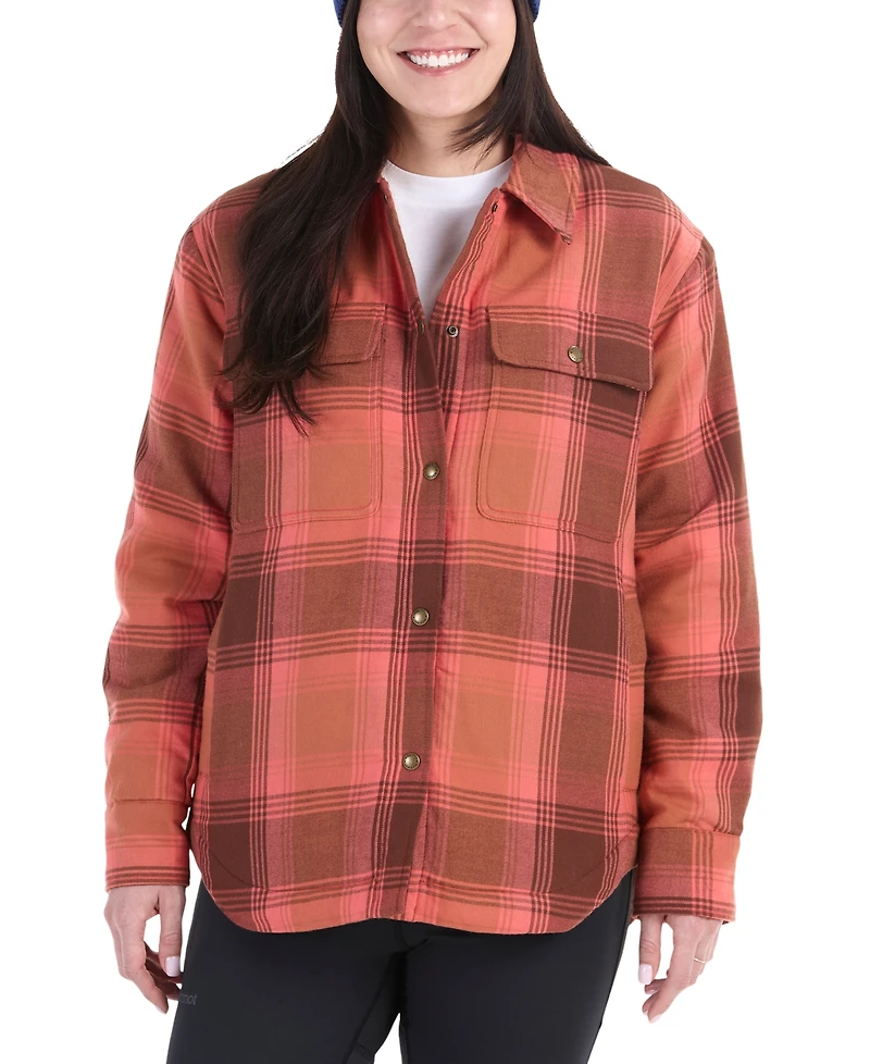 Marmot Women's Ridgefield Sherpa Lined Flannel Coat