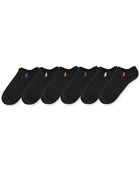 Polo Ralph Lauren Women's 6-Pk. Flat Knit Low-Cut Socks
