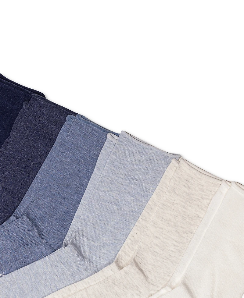 Lauren Ralph Women's 6 Pack Roll-Top Trouser Socks