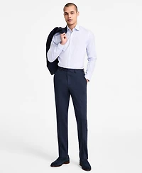Michael Kors Men's Classic Fit Linen Suit Pant