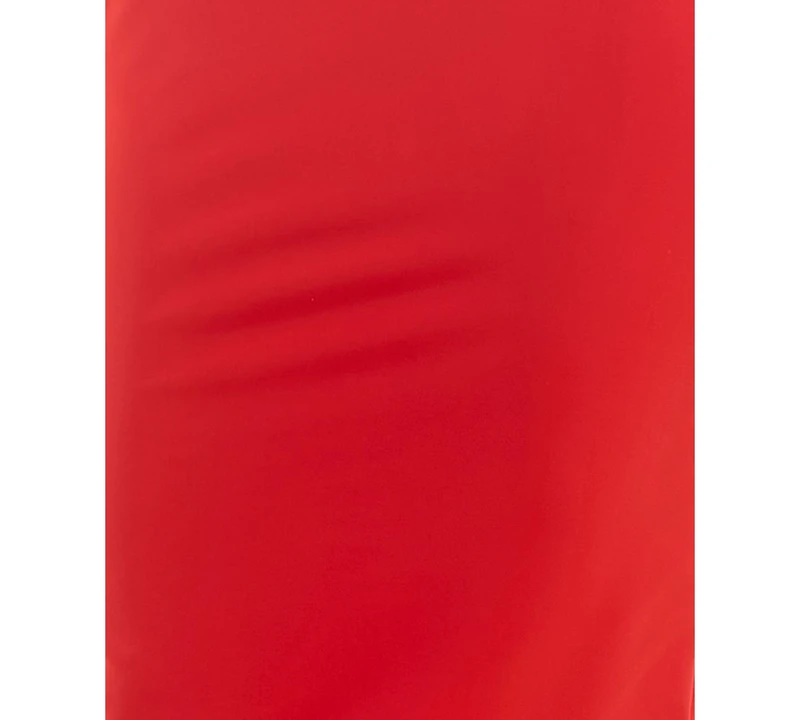 Crystal Doll Juniors' Straight-Neck Sleeveless Midi Dress