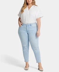 Nydj Plus Stella Tapered Ankle Jeans