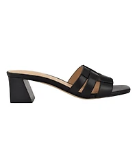 Calvin Klein Women's Alise Woven Block Heel Sandals