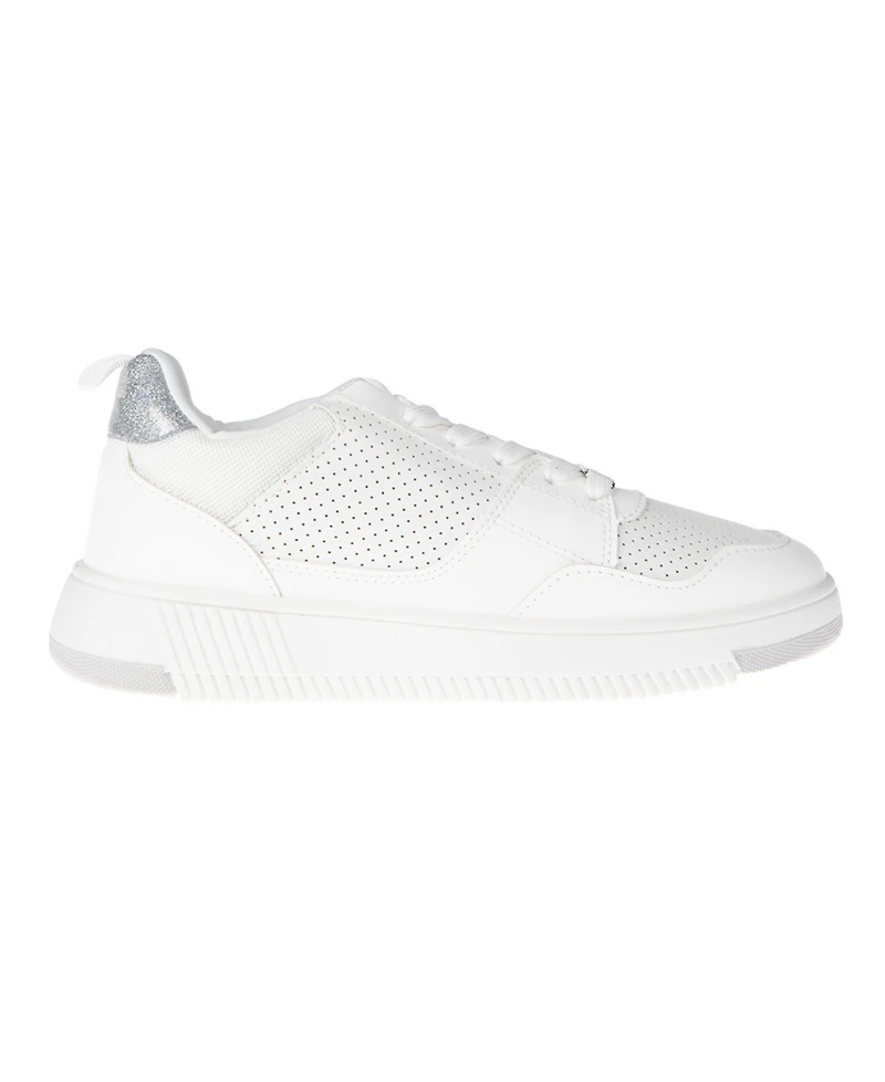 Vince Camuto Little and Big Girls Perforated Court Sneaker