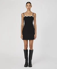 French Connection Women's Azra Contrast Mini Dress