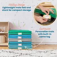 SoftZone ECR4Kids Folding Rainbow Rest Mats, Assorted, 5-Piece