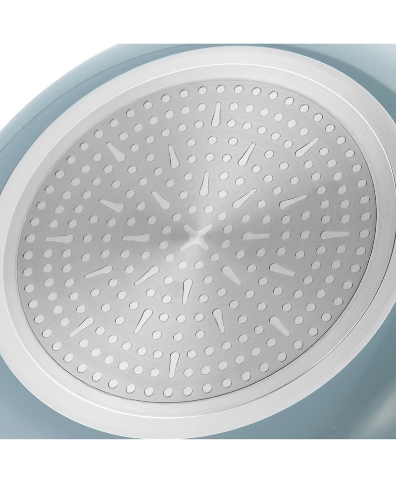 BergHOFF Sage Nonstick Aluminum Stockpot 9.5", 5.9qt. With Glass Lid