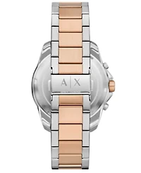 A|X Armani Exchange Men's Quartz Chronograph Two-Tone Stainless Steel Watch 44mm