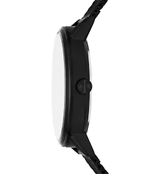 A|X Armani Exchange Men's Quartz Multifunction Black Stainless Steel Watch 42mm