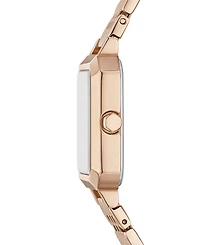A|X Armani Exchange Women's Quartz Three-Hand Rose Gold Stainless Steel Watch 27mm