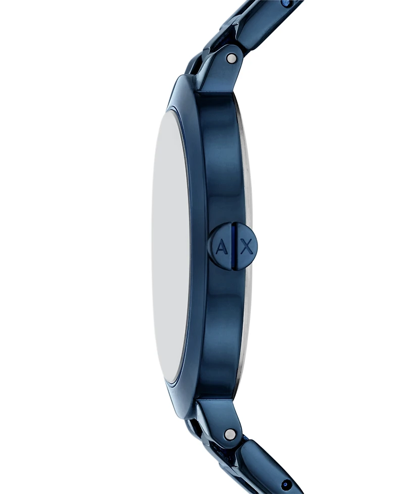 A|X Armani Exchange Women's Quartz Two-Hand Blue Stainless Steel Watch 36mm
