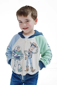 Disney Toddler Boys Toy Story Mickey Mouse Lilo & Stitch Fleece Zip Up Hoodie to (2T - 18-20)