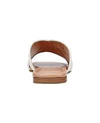 Marc Fisher Ltd Women's Narda Square Toe Flat Sandals