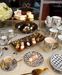 Certified International Gold Coast 2 Tier Rack with 11" Plates