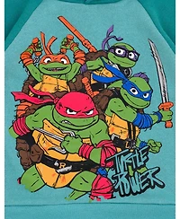 Teenage Mutant Ninja Turtles Fleece Pullover Hoodie and Pants Outfit Set Toddler to Big Kid Sizes (2T - 18-20)