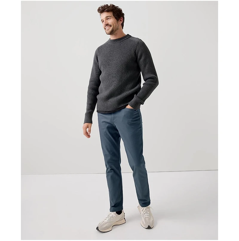 Pact Men's Organic Cotton Stretch Twill Denim 5-Pocket Pant - 34" Inseam