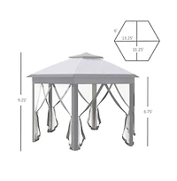 Slickblue Pop-Up Gazebo Party Tent for Quick Setup and Outdoor Gatherings