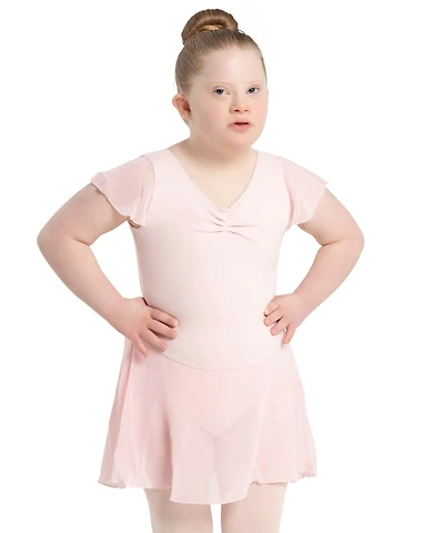 Capezio Girls Flutter Sleeve Dress