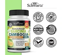 Garcinia Cambogia Weight Loss Pills - 1500mg Hca Pure Extract - Fast Acting Appetite Suppressant - Fat Burner for Women and Men to Help Lose Weight