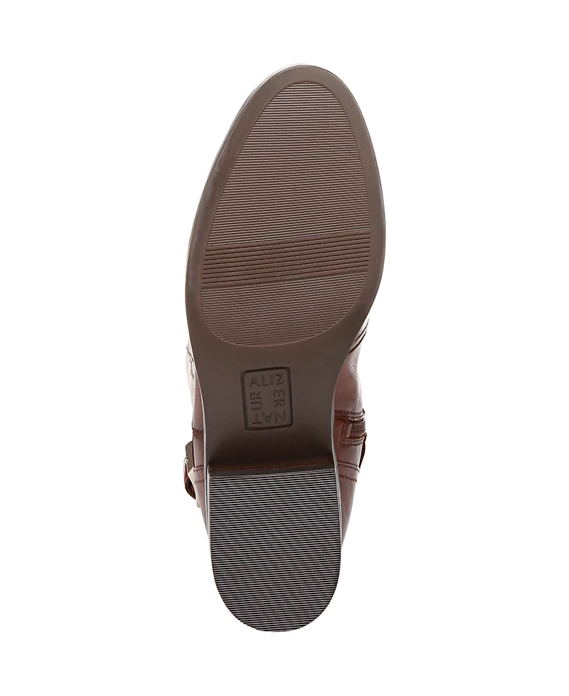 Naturalizer Women's Rena 2 Wide Calf Knee High Block Heel Riding Boots