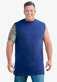 Boulder Creek Big & Tall by KingSize Longer-Length Heavyweight Muscle Tee