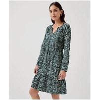 Pact Women's Organic Cotton Cafe Crepe Tiered Dress