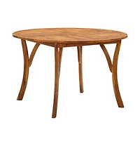 vidaXL Patio Table 47.2" Solid Acacia Wood