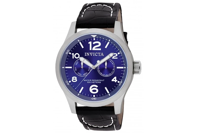 Invicta Men's 10490 I-Force Quartz Multifunction Blue Dial Watch