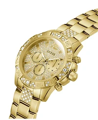 Guess Men's Multi- Function Gold Tone Stainless Steel Watch 48mm