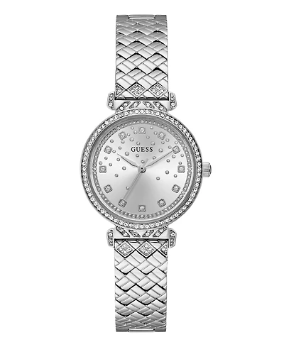 Guess Women's Analog Silver Tone Steel Watch 32mm
