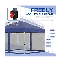Slickblue 10' x 10' Pop-Up Canopy Tent for Quick Outdoor Shelter