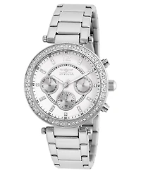 Invicta Women's 21386 Angel Quartz Chronograph White Dial Watch