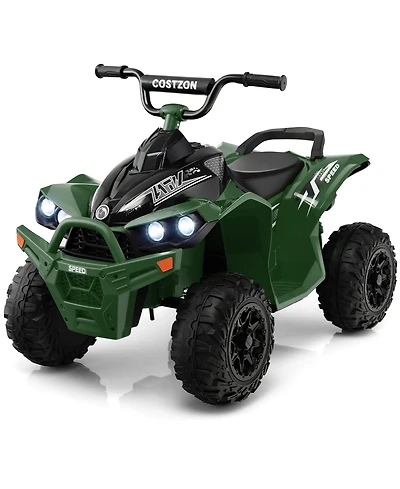 12V Battery Powered Kids Ride On Atv Electric 4-Wheeler Quad Car with MP3 & Ligh