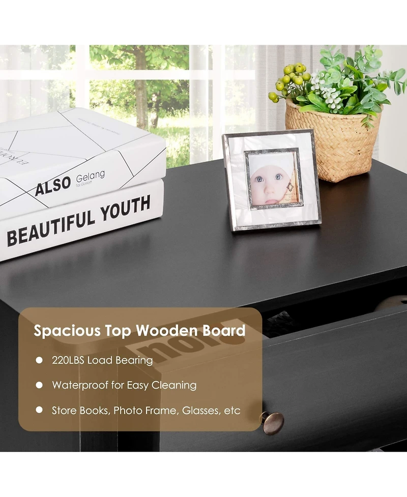 3 Drawer Dresser Chest of Drawers Bedside Table