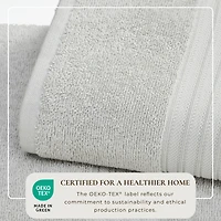 Linery & Co. Quick-Drying Cotton 4-Piece Bath Towel Set