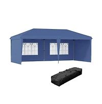 Slickblue 10' x 20' Pop-Up Canopy Party Tent with 4 Sidewalls for Enhanced Privacy
